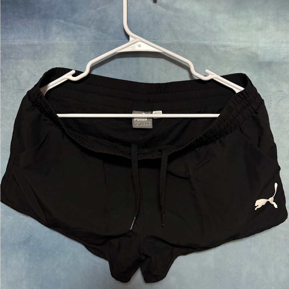 Puma Women's Black Athletic Shorts